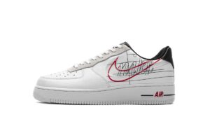 CK9257-100 Nike Air Force 1 '07 LV8 White Black Pure Platinum