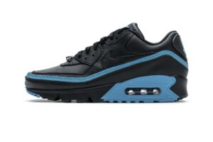 CJ7197-002 Undefeated x Nike Air Max 90 Black Blue Fury