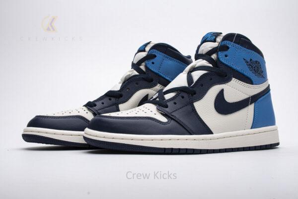 555088-140 Air Jordan 1 Retro High OG “Obsidian University Blue” - Image 3