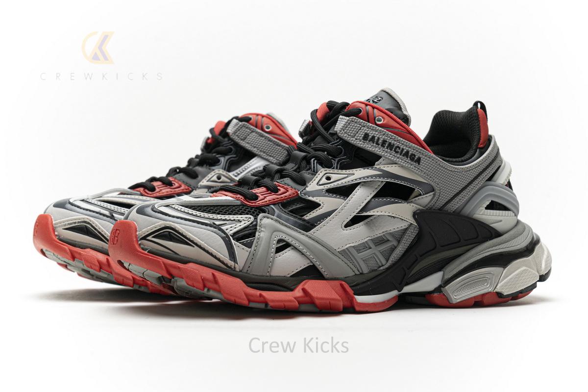 GT Batch Balanciaga Track Black Grey Red - Image 5