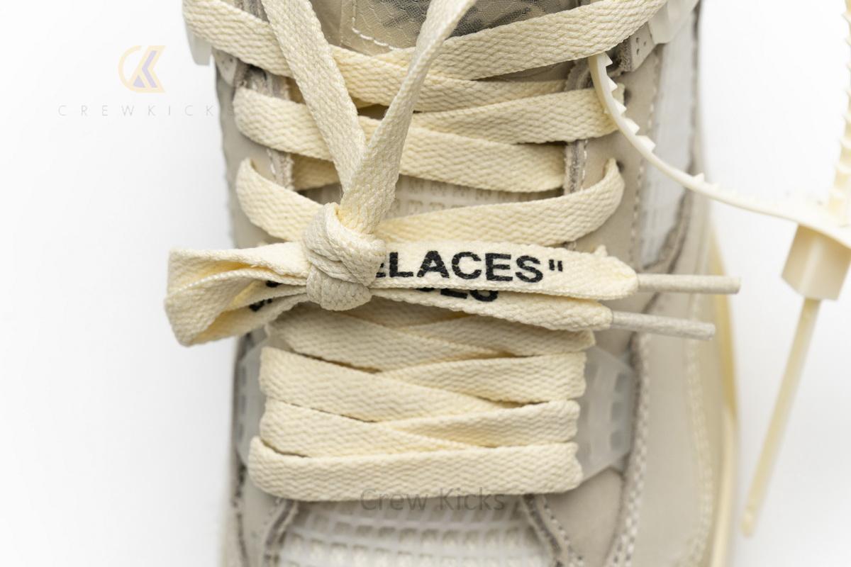 CV9388-100 OFF White x Air Jordan 4 Sail - Image 8