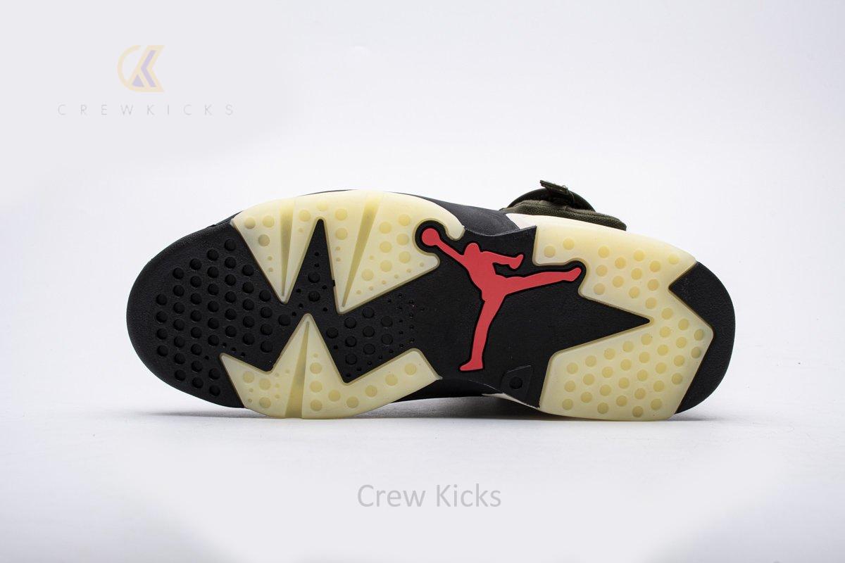 Travis Scott X Air Jordan 6 “Medium Olive”CN1084-200 - Image 6