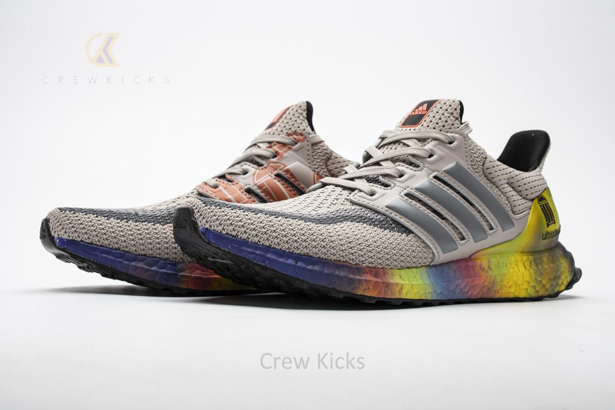FW3726 Adidas Ultra Boost 2.0 Real Boost Shanghai Grey Yellow - Image 3