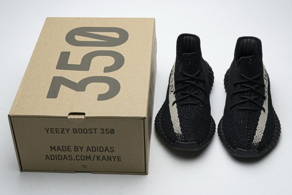 BY1604 Adidas Yeezy Boost 350 V2 Core Black-White Real Boost - Image 2