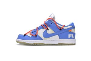 DD0856-403 Off White x Futura x Dunk Low SB UNC